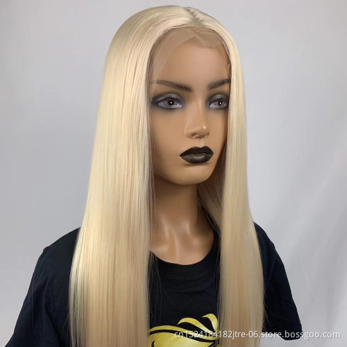 T Part Synthetic Lace Front Hair Wig Solid Colors Trendy Silky Straight Slight Yaki Long Length 4 Colors to Choose